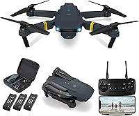 Vista 1 de Drones para adultos con cámaras 4K, 3 baterías Drones para niños, mini dron plegable 4K con cámara RC Quadcopter, video FPV en vivo, retención