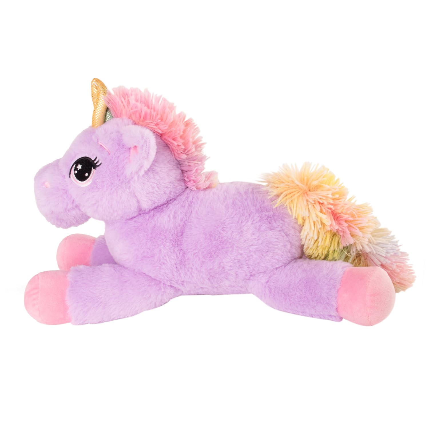 Georgie Porgy Children Plush Unicorn Velvet Cuddly Toy Stuffed Animal Teddy Soft Toy for Girls Gifts (15'' Purple Unicorn) - Image 3