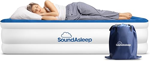 SoundAsleep - ColchĂłn de aire Dream Series con tecnologĂa ComfortCoil y bomba interna de alta capacidad SoundAsleep - ColchĂłn de aire Dream Series con tecnologĂa ComfortCoil y bomba interna de alta capacidad