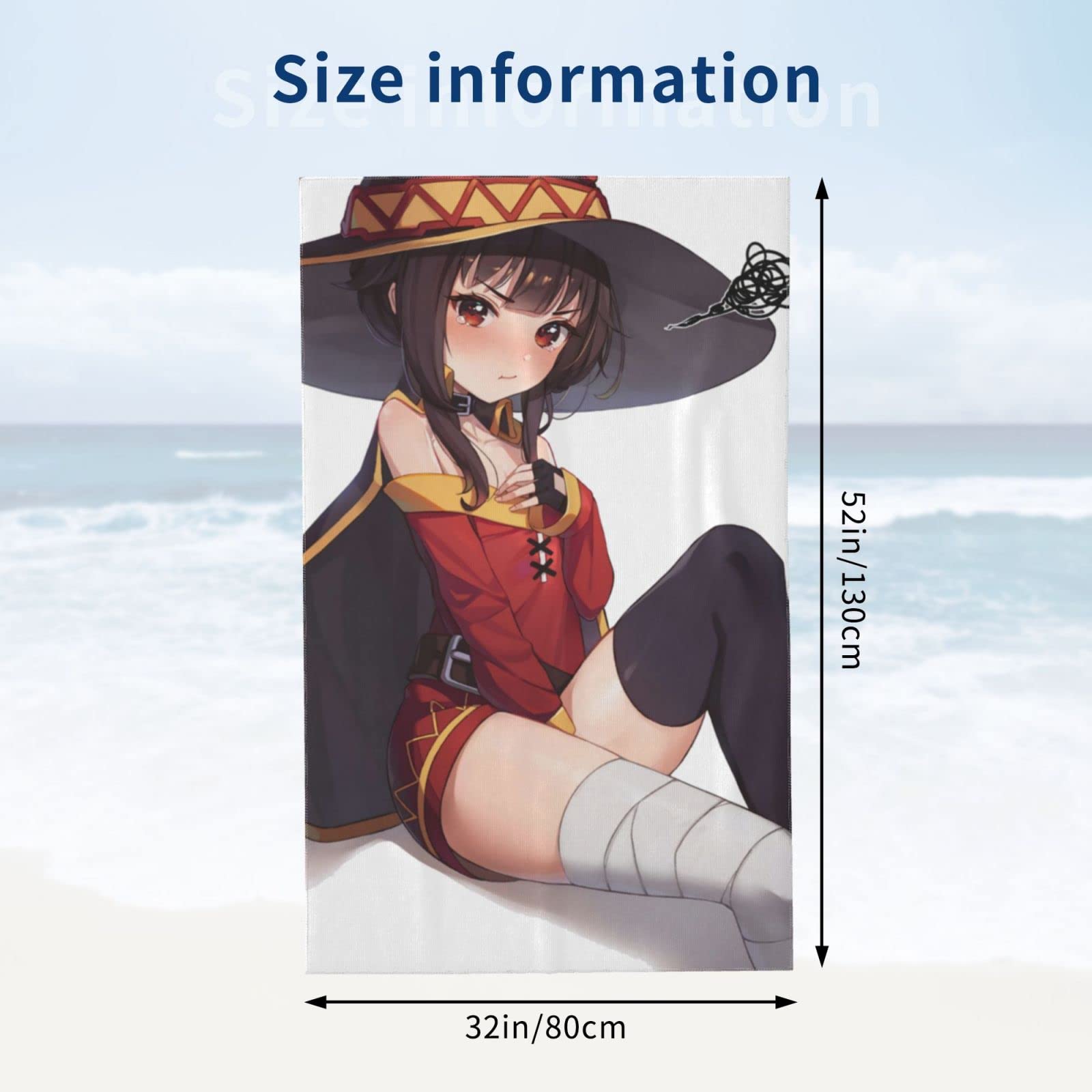 Amazon｜バスタオル めぐみん この素晴らしい世界に祝福を 大判