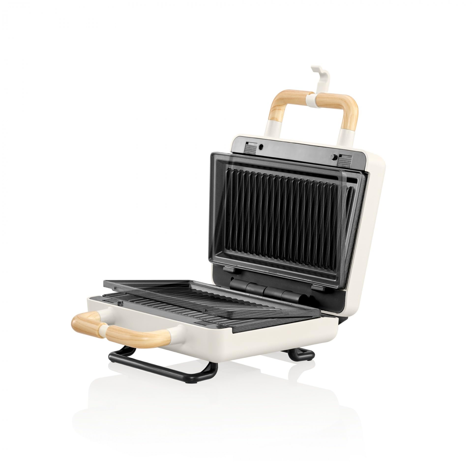 GRILL PANINI FLAMA 4961FL 22,5X13 PLAQUES EXTRAIB.BCO