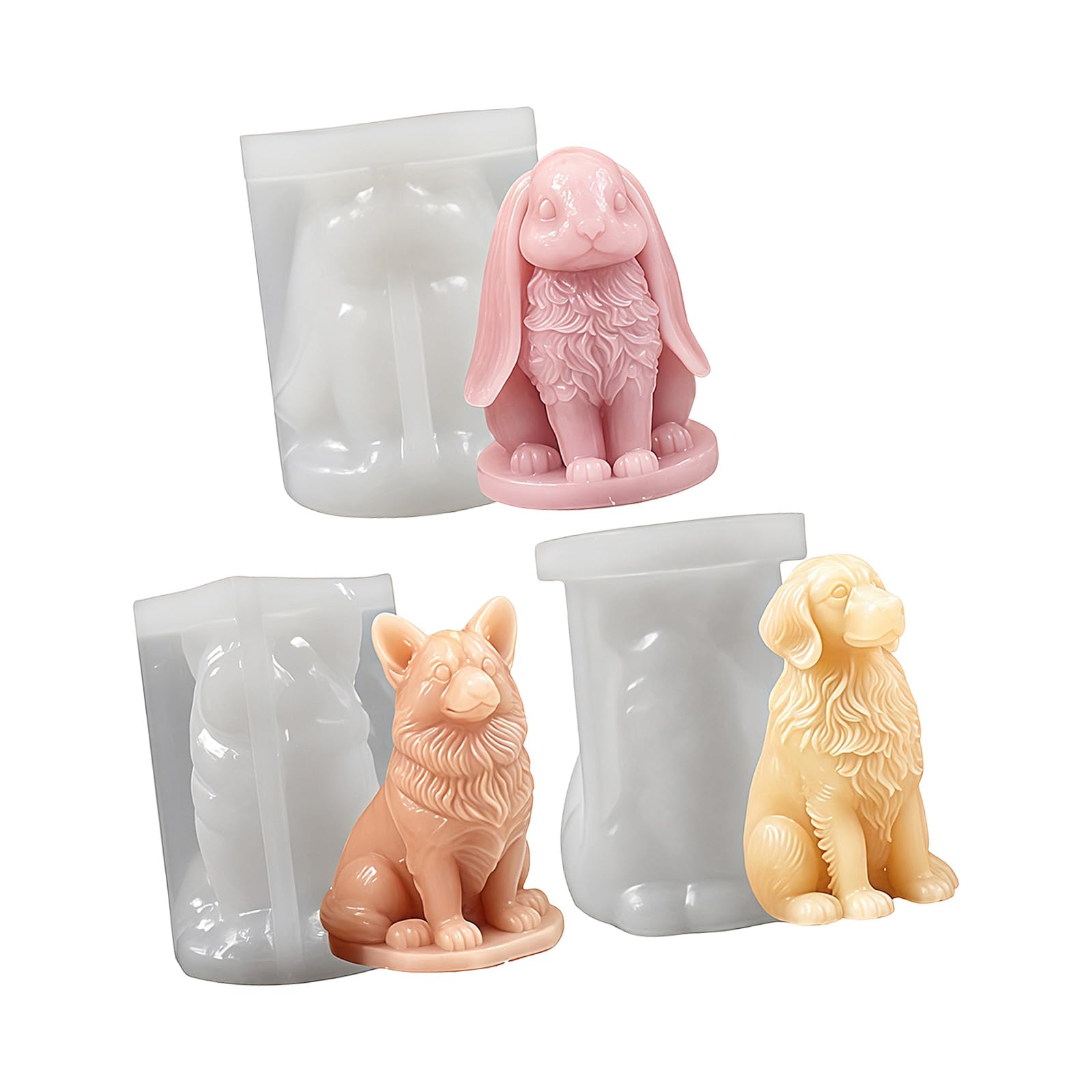 Zxfdsfdbnm Hand Castings Craft Tool Mold Silicone Craft Pendants 3D Delicate Baking Fondant Mold Decorations Silicone