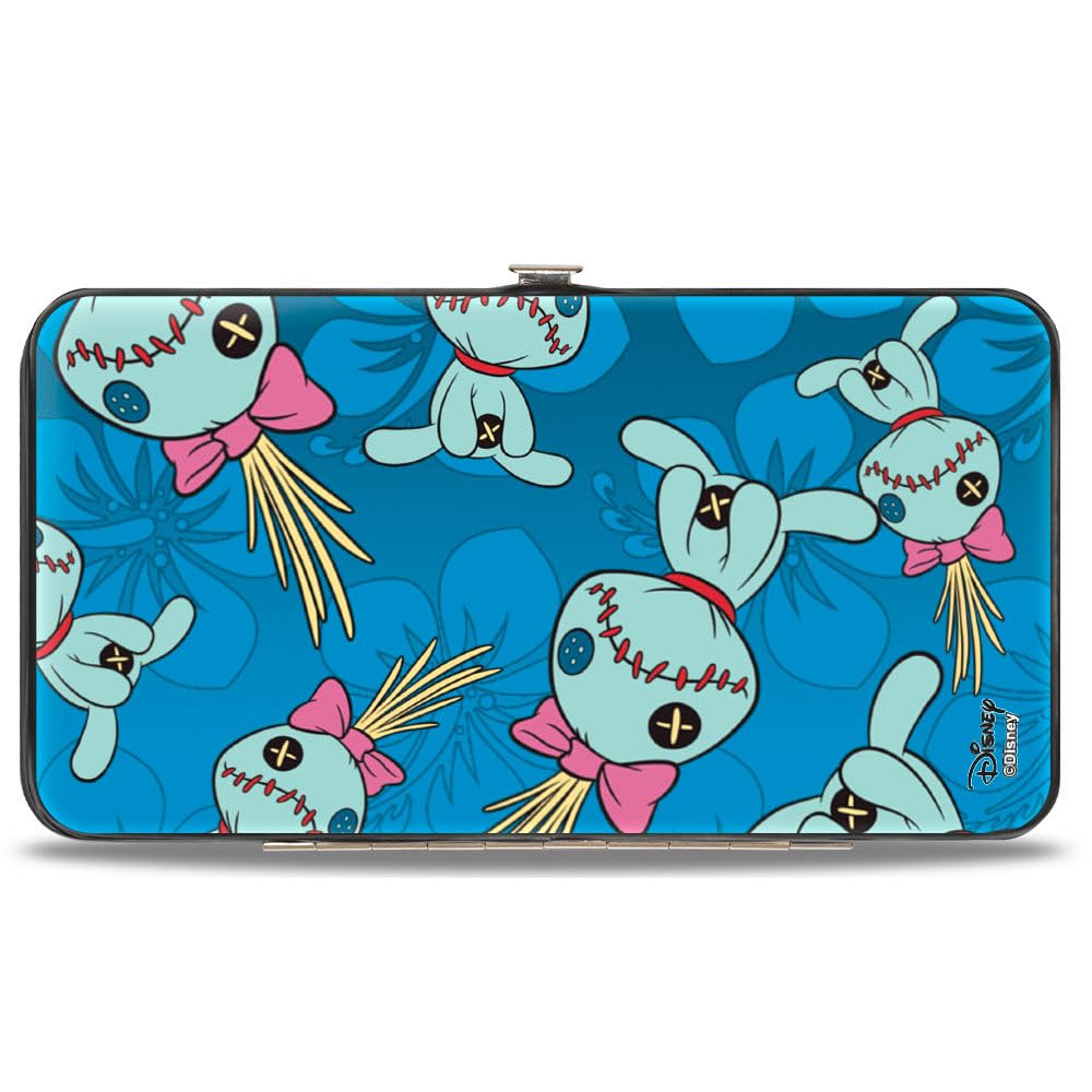 Buckle-Down Women's Hinge Wallet-Lilo & Stitch, 7" x 4"