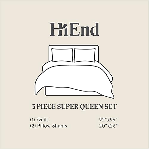 Miniatura 2 de Paseo Road by HiEnd Accents Pontiac - Juego de edredón de 3 piezas con fundas de almohada, tamaño súper Queen, ropa de cama reversible de algodón de