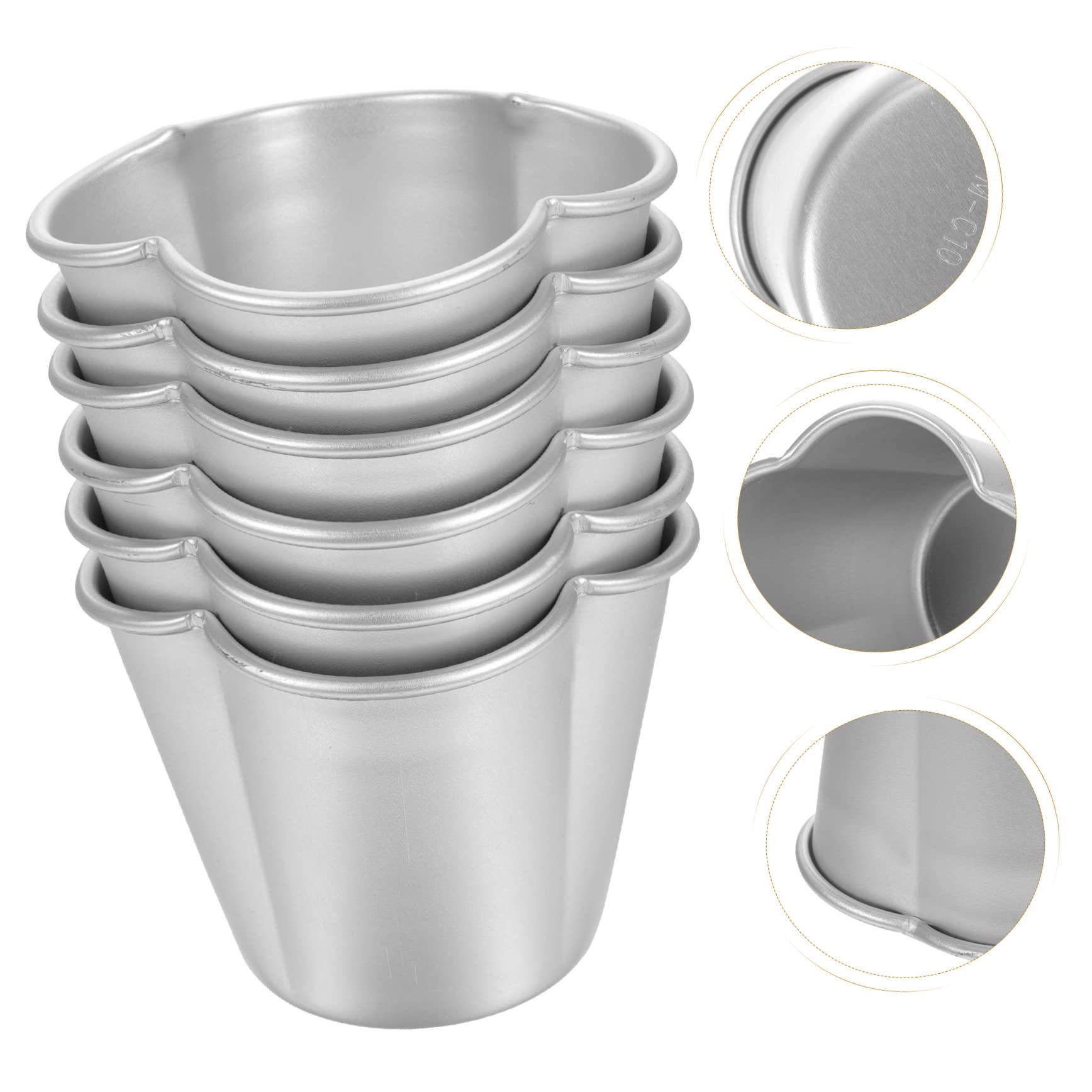 TOPBATHY 18piezas Moldes Para Pudding y Muffin Antiadherentes Para Repostería Casa Moldes De Tartas y Pasteles