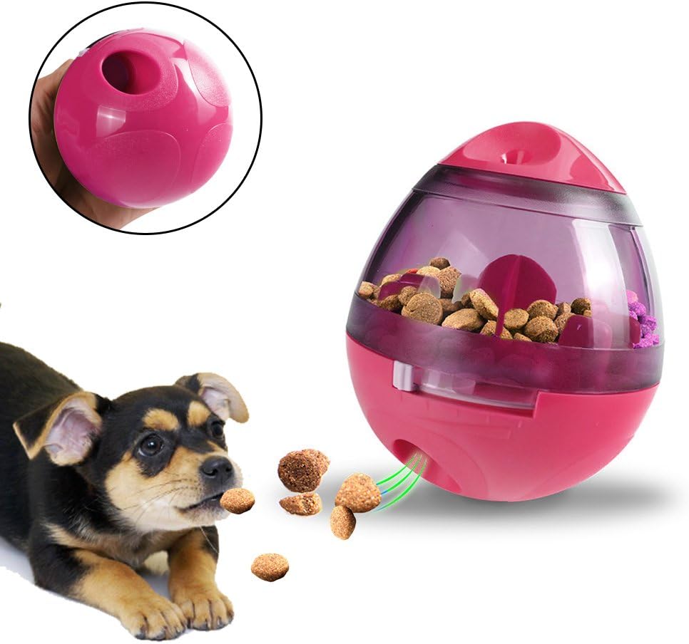 MG MULGORE Pet Food Ball,Tumbler Interactive Dog Toys Food Dispenser Treat Ball Increases IQ and MENTAL Stimulation, Best Alternative to Bowl Feeding