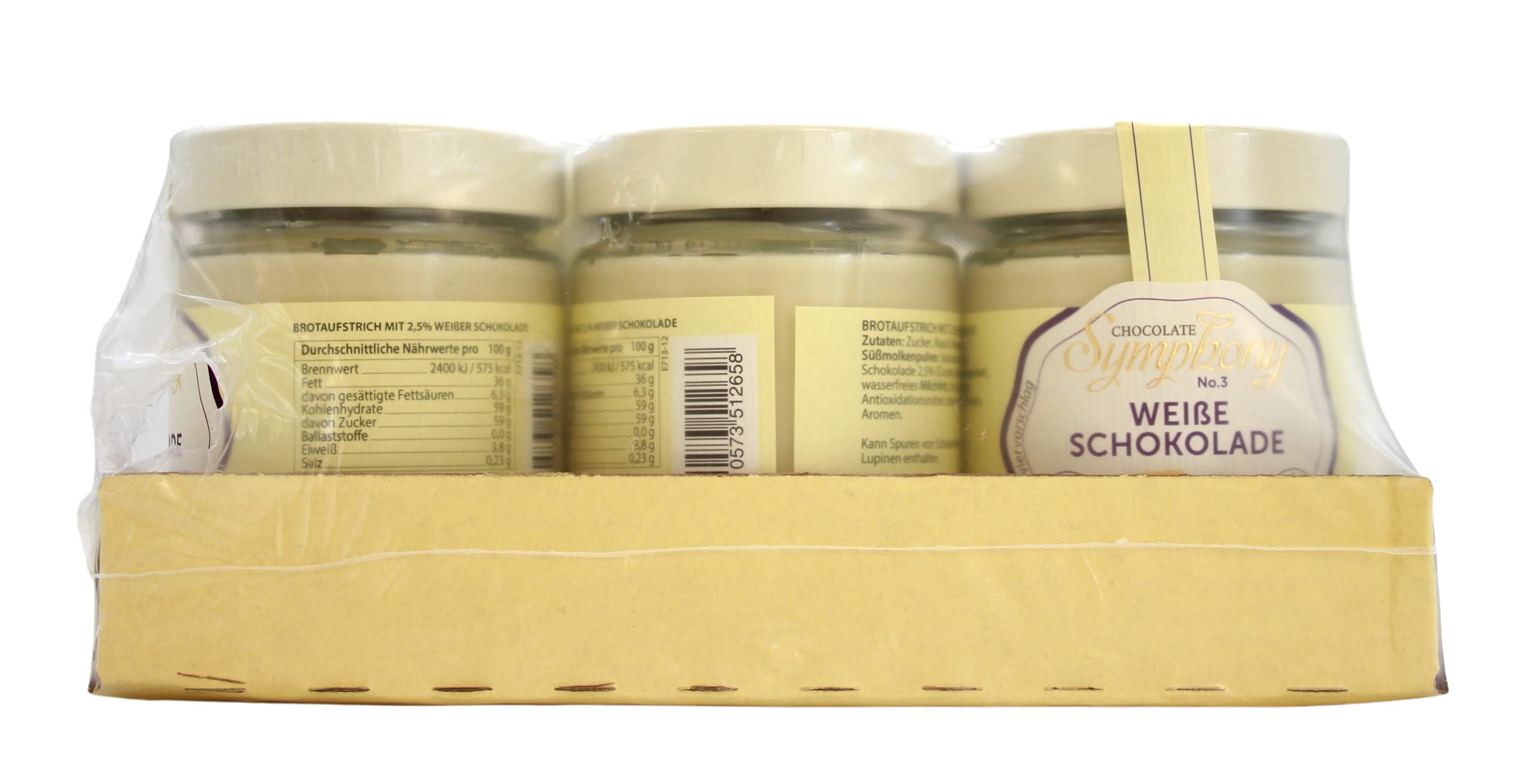 Brinkers Chocolate Symphony No.3 weiße Schokolade Creme, 6er Pack (6 x 270g)