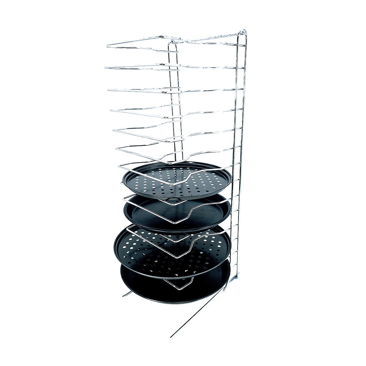 Soporte profesional para 14 pizzas