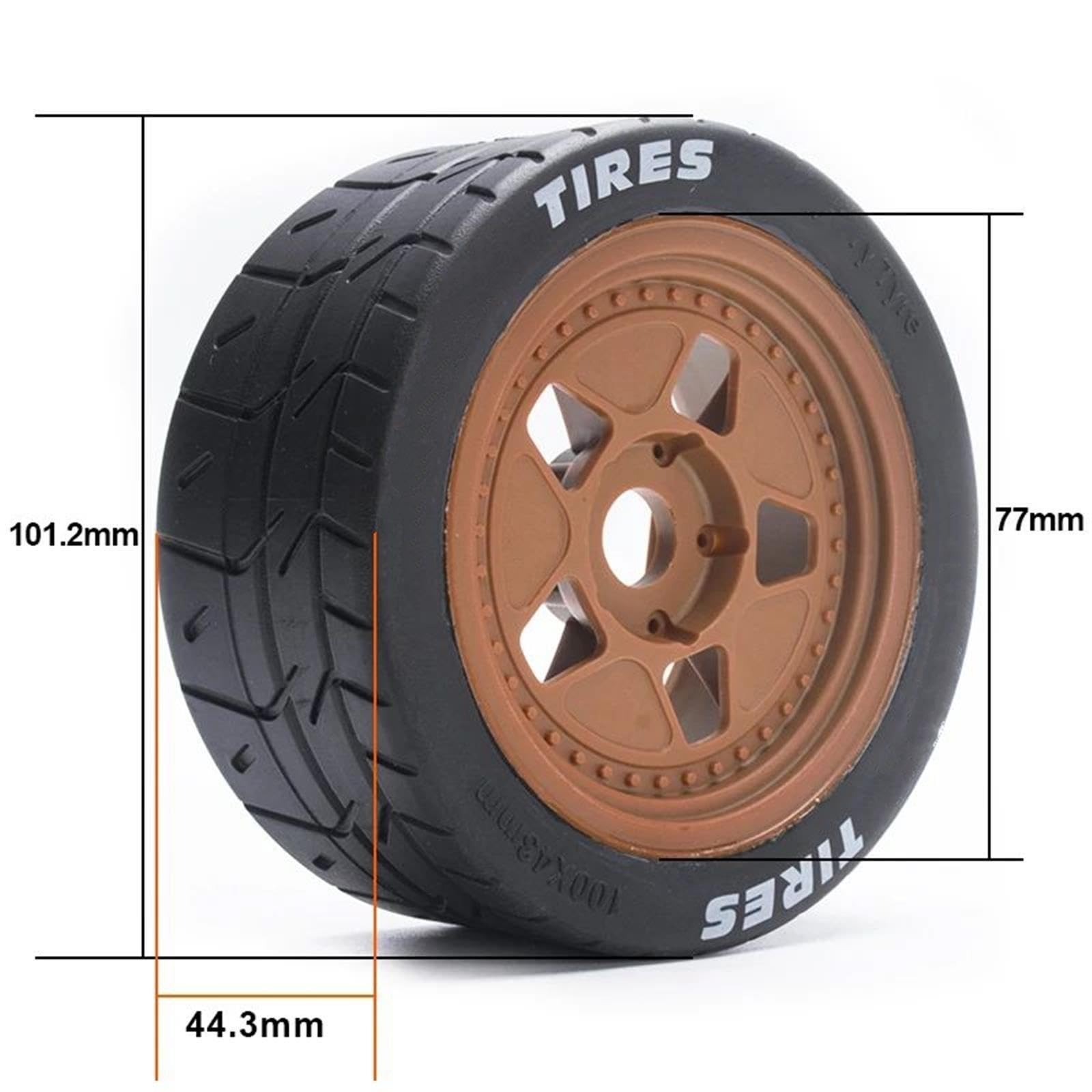 Ruedas Neumáticos para ARRMA para Infraction para Felony 1/7 RC