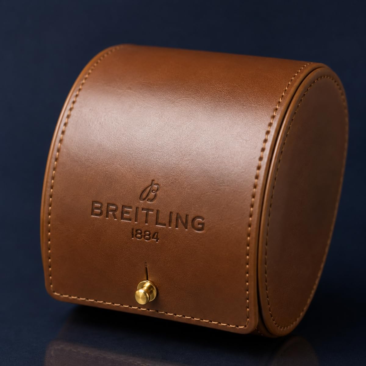 Caja de Relojes de Madera Maciza Soporte de Reloj con Cojín con Cojín Interior Tapa Abatible Cierre Metálico para Breitling Superocean