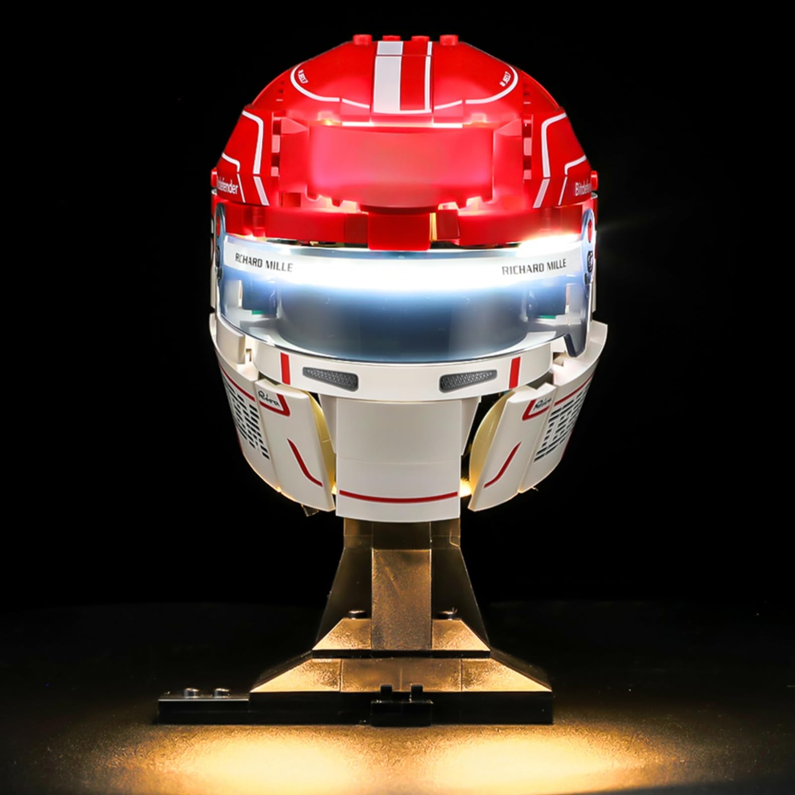 BRIKSMAX 2.0 Light Kit Compatible with Lego Editions Scuderia HP Charles Leclerc Helmet 43014 Building Sets - Original LED Lighting Kits (Accessories Only) for Display, Gifts & Collectors