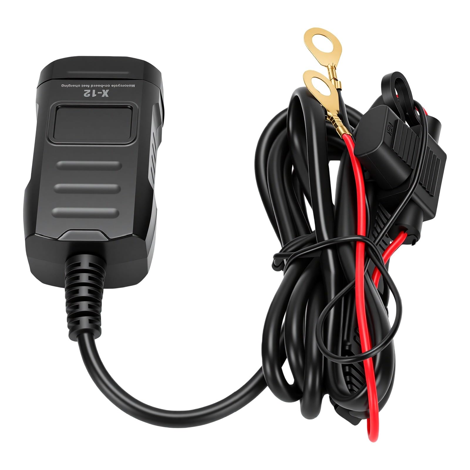 Cargador USB para motocicleta impermeable de 12V 24V con carga rápida 7