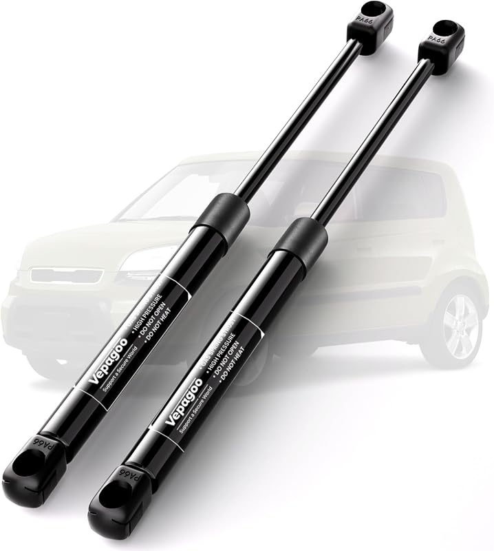 Amortecedores a gás da tampa traseira Vepagoo para Kia Soul 2010 a 2013 – Par