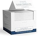 Clean Skin Club Clean Towels XL®, 100%!U(MISSING)SDA Biobased Face Towel, Disposable Face Towelette, Eczema Association Accepted, Makeup Remover Dry Wipes, Ultra Soft, 1 Pack, 50 Ct