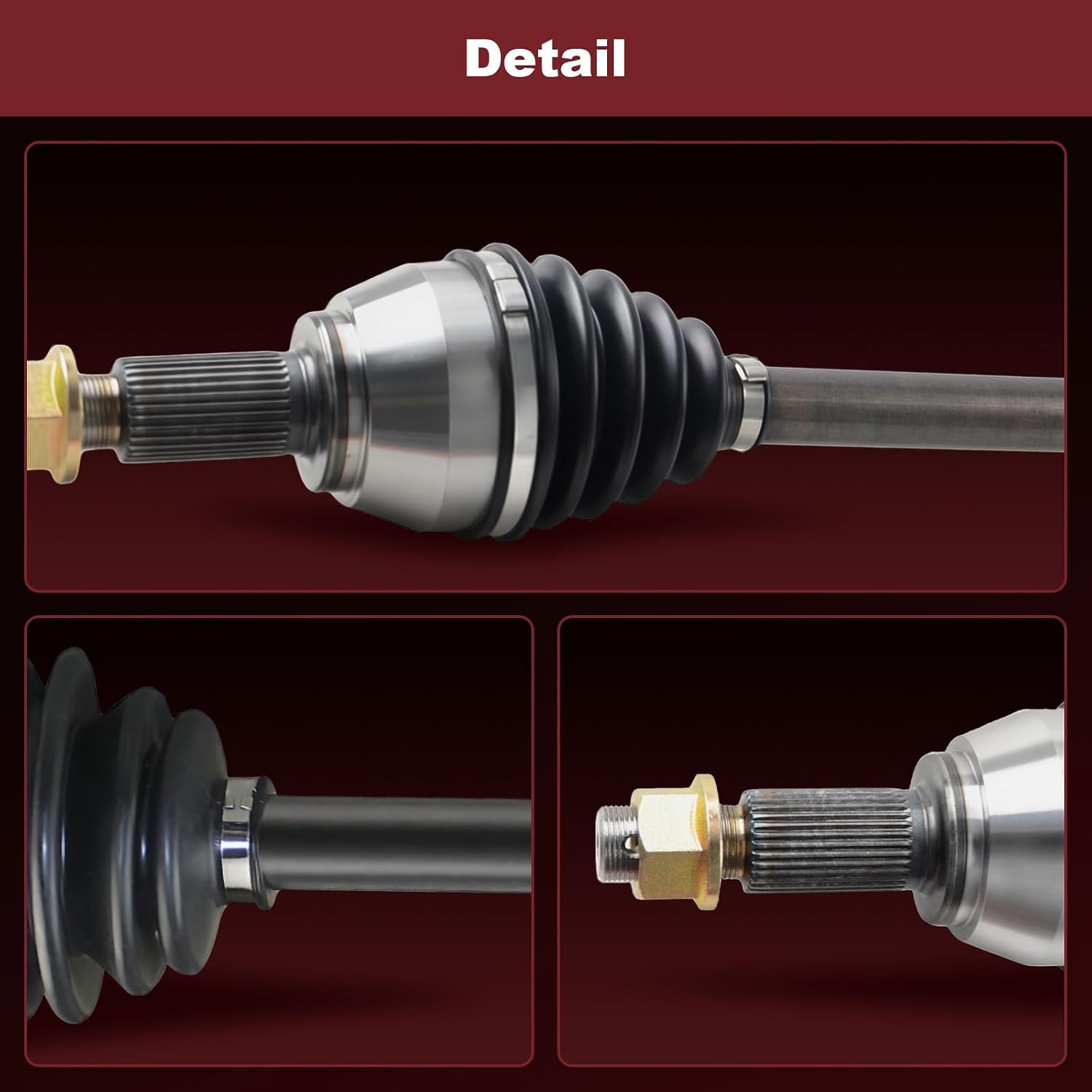 Front Left Driver CV Axle for Nissan Altima 2013-2018 L4 2.5L Sedan Only Replace# 66-6417