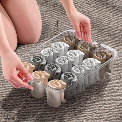 Boîte rangement sous-vêtements PET transparent et durable - 7
