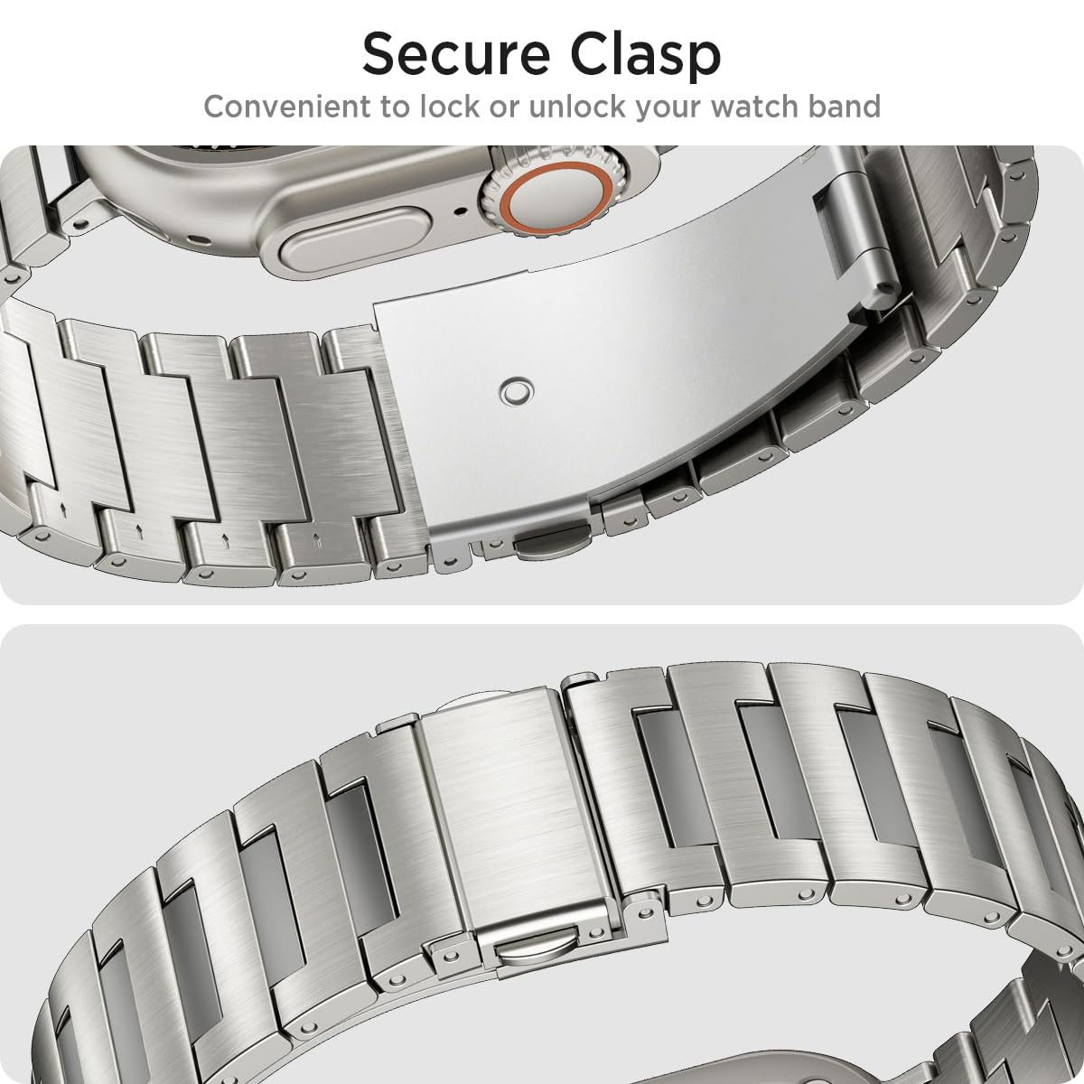 Miimall Titanium Strap for Apple Watch Ultra 3 Series 11 10 9 8 7 6 5 4 SE 3 2 1 - Image 4