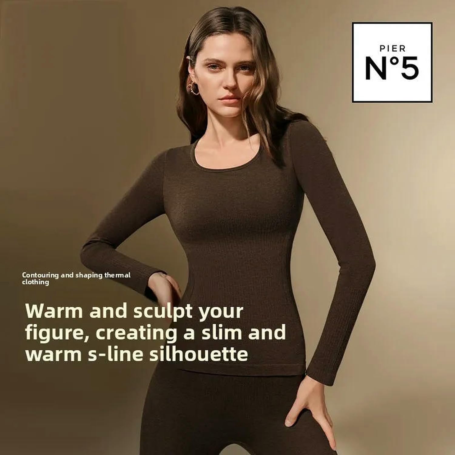Women'S Autumn/Winter Thermal Underwear Set Soft And Breathable Base Layer For Couples