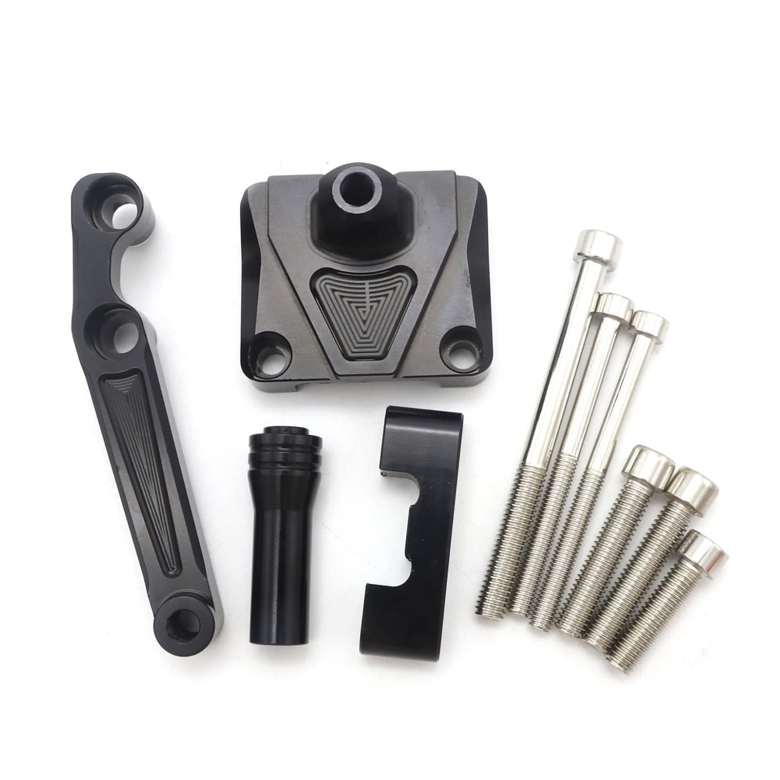Amortiguador de dirección aluminio CNC Kawasaki Ninja 250 EX250 soporte de alta resistencia