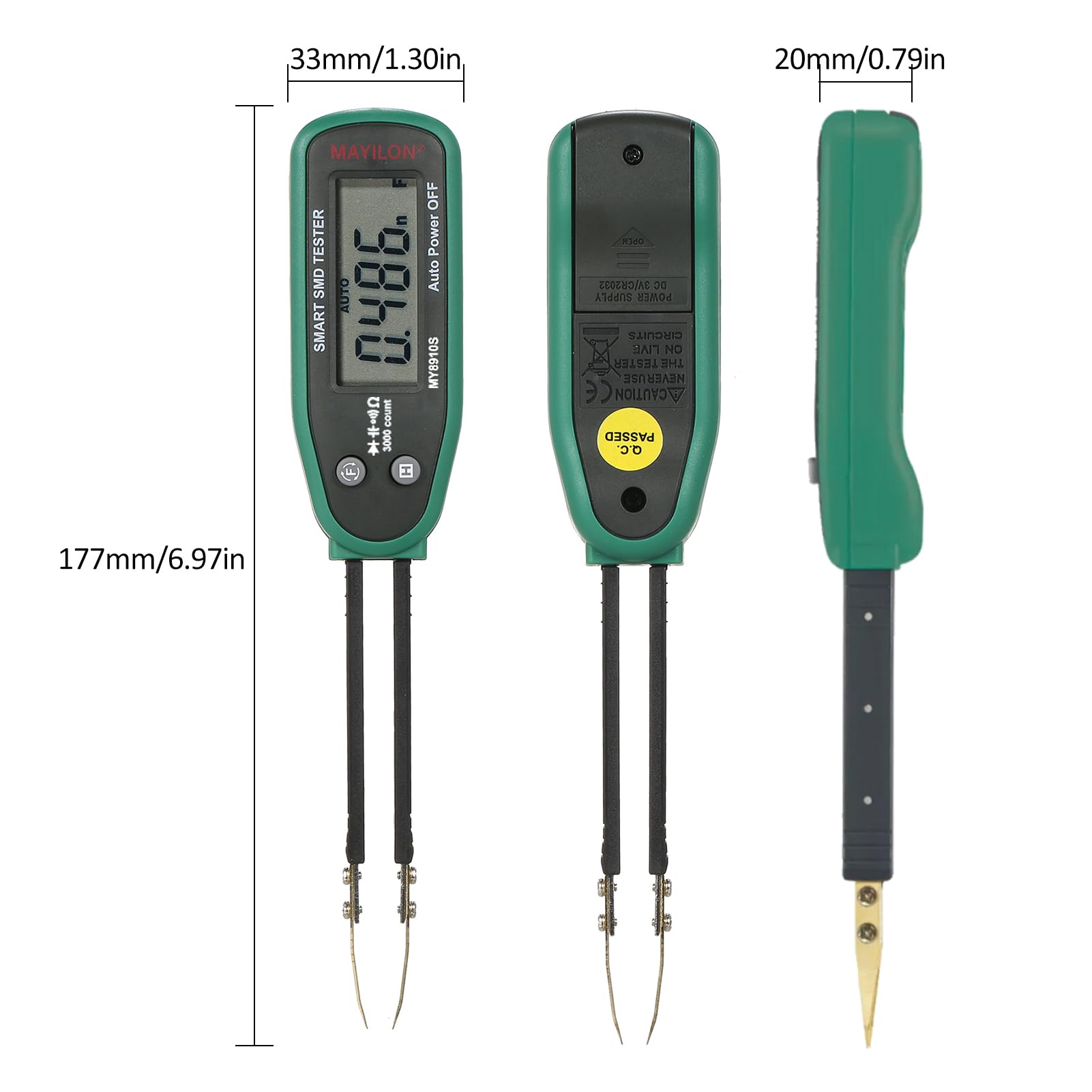 グテ 確認用 Amazon.co.jp: KONGNY MY8910 スマート テスター テスト クリップ