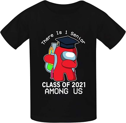 Amazon.com: EELMOOR Senior Among Us T Shirt for Kids Cotton Printed Tee  Crewneck Boys Girls Pullover Sweatshirt : Ropa, Zapatos y Joyería