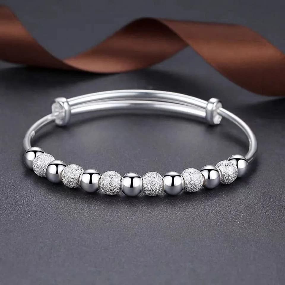 Bracelet perles argent 925 femme réglable : fini les bijoux trop grands