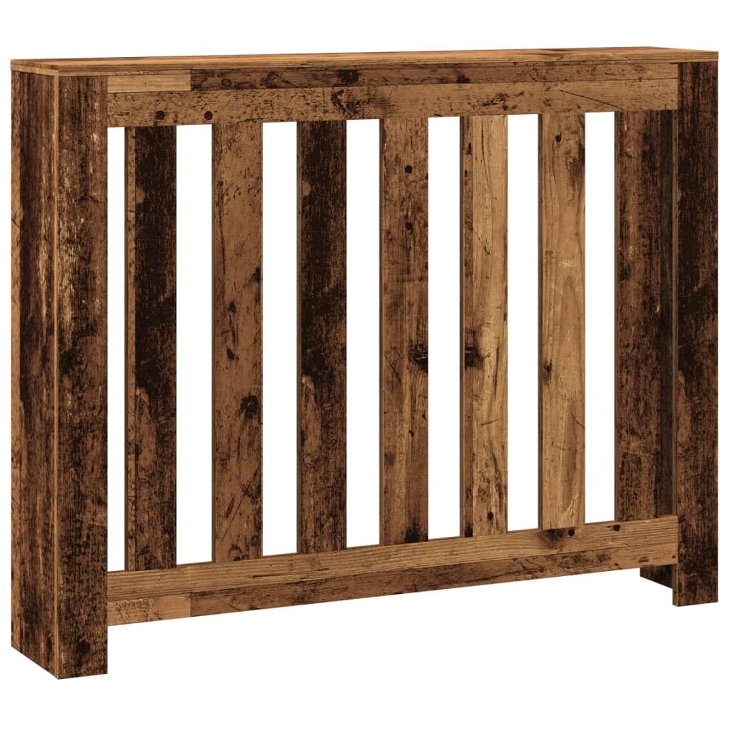 Cache-radiateur vieux bois de 104 cm pour transformer votre salon et dissimuler un vieux radiateur