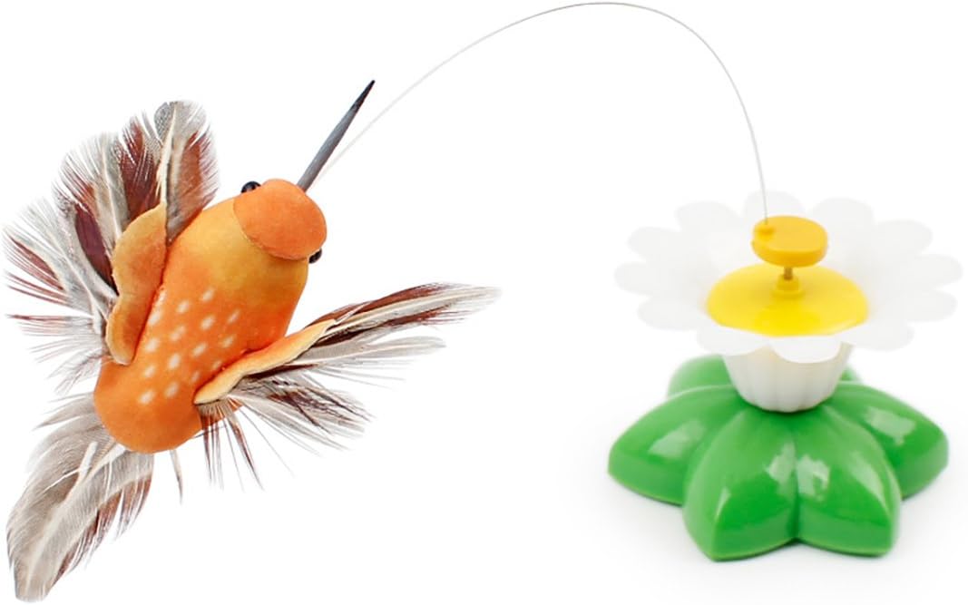 Cat Toy Set, One Electric Bird Toy and Two Plush Mice Toys