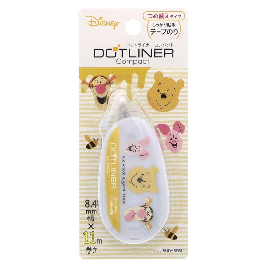 Amazon | サンスター文具 ディズニー テープのり ドットライナー