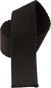 Webbing Strap,Nylon Webbing,Cargo Strap,Backpack Straps,Webbing Strap Cotton Canvas Webbing for Bag Straps Handles 5 Yards Color Red Color Black