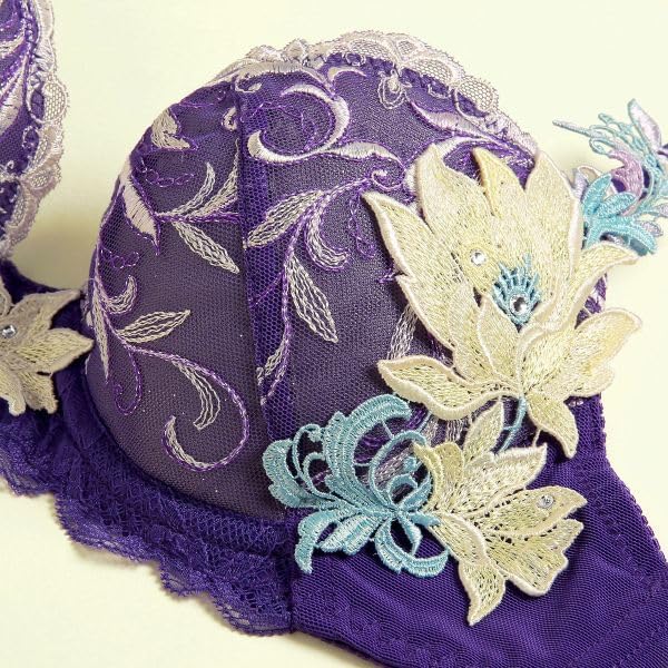 [ヒミコ] 024シリーズ ブラジャー 大きいサイズ アンダー80 B C D E F ランジェリー