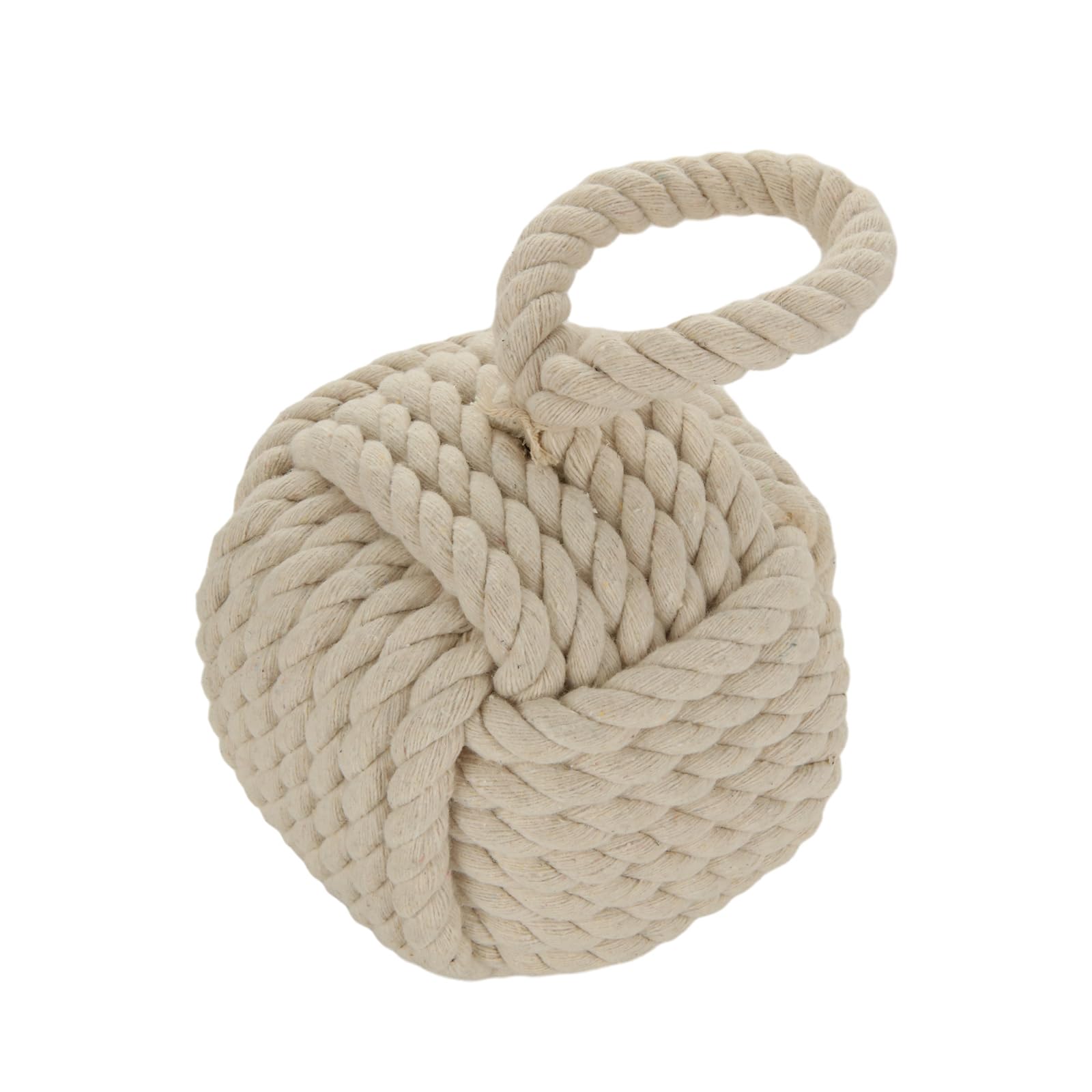 Acrux7 Confezione da 2 fermaporta quadrati da 14 x 14 cm, fermaporta decorativo nautico con maniglia, fermaporta interno ponderato in iuta per finestra, fondo della porta, mantiene la porta aperta