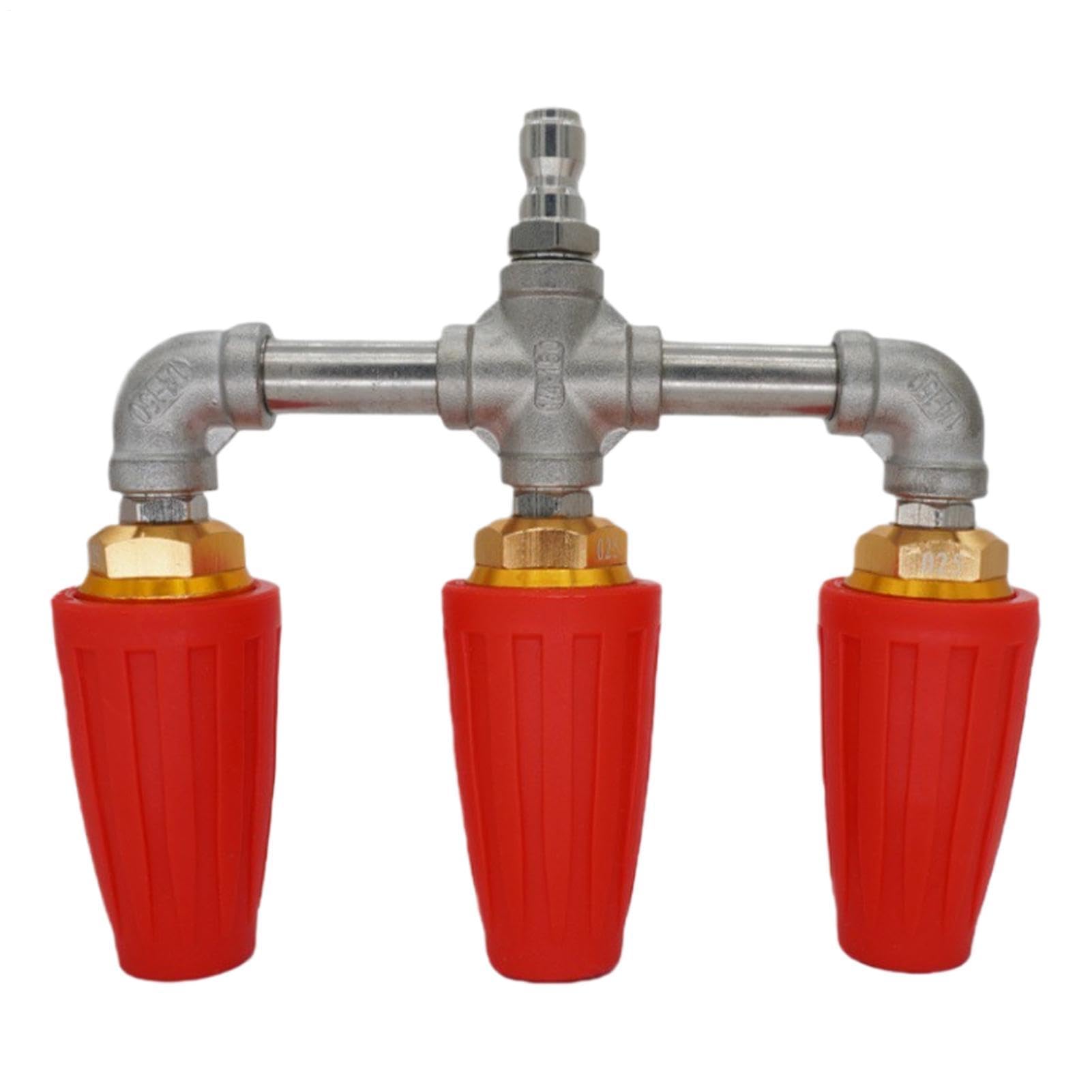 Boquilla Triple para Hidrolavadora 4000 PSI Resistente Con 360 Grados