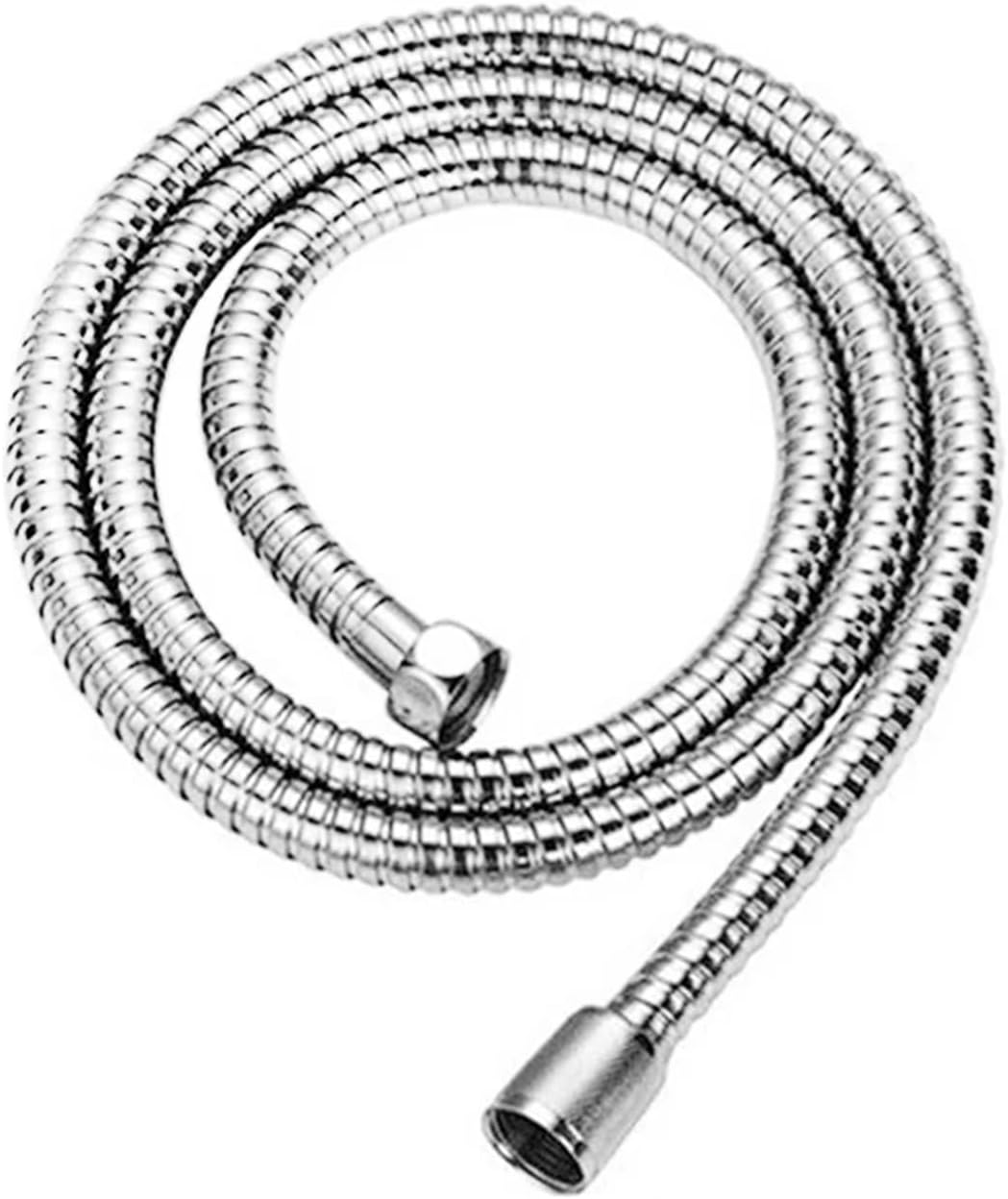 Stainless Steel Flexible Shower Hose Long Bathroom Shower Water Hose Extension Plumbing Pipe Pulling(1.5M)