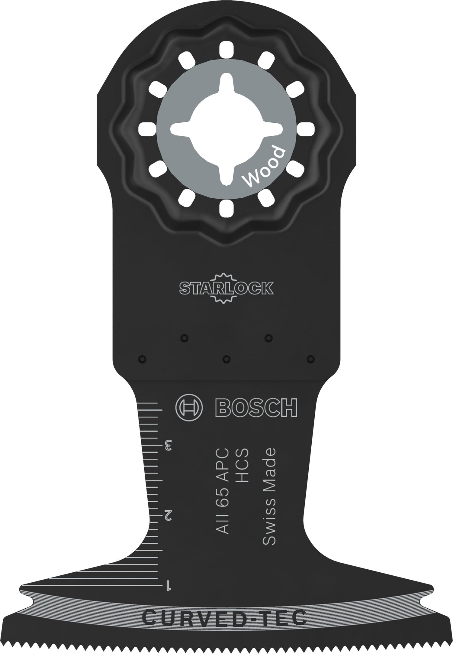 Bosch 5X AII 65 APC Plunge Cut Blade (for Softwood, Width mm, Professional Accessory Multitool)