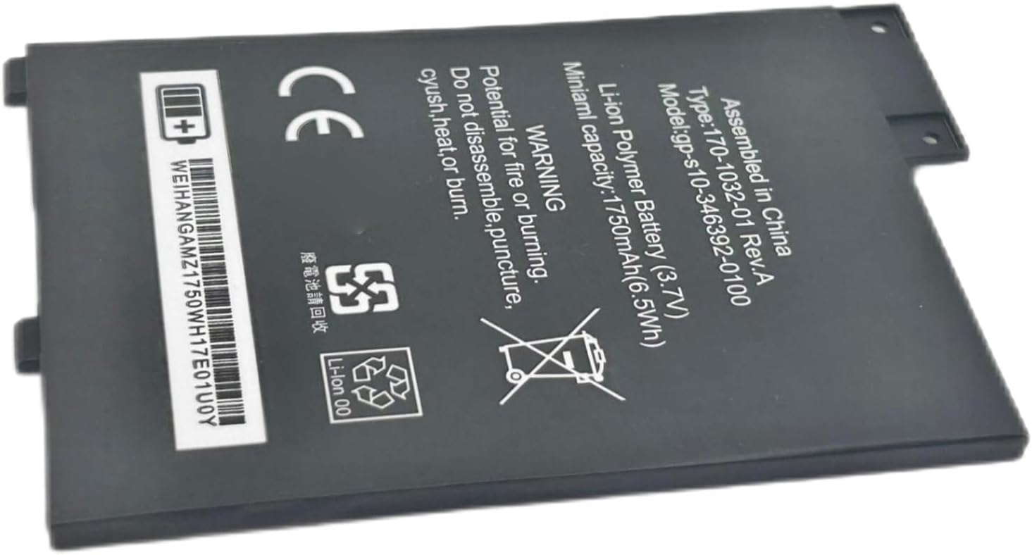 Rulbelok Efficient Cell 1750mAh Battery for Ebooks S11GTSF01A D0090 346392-0100 Frequent Readers for Ereader Replacement Battery