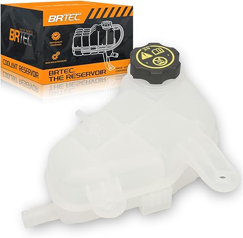 Tanque de depósito de desbordamiento de refrigerante con tapa compatible con Chevrolet Sonic 2012-2019 # 95048411