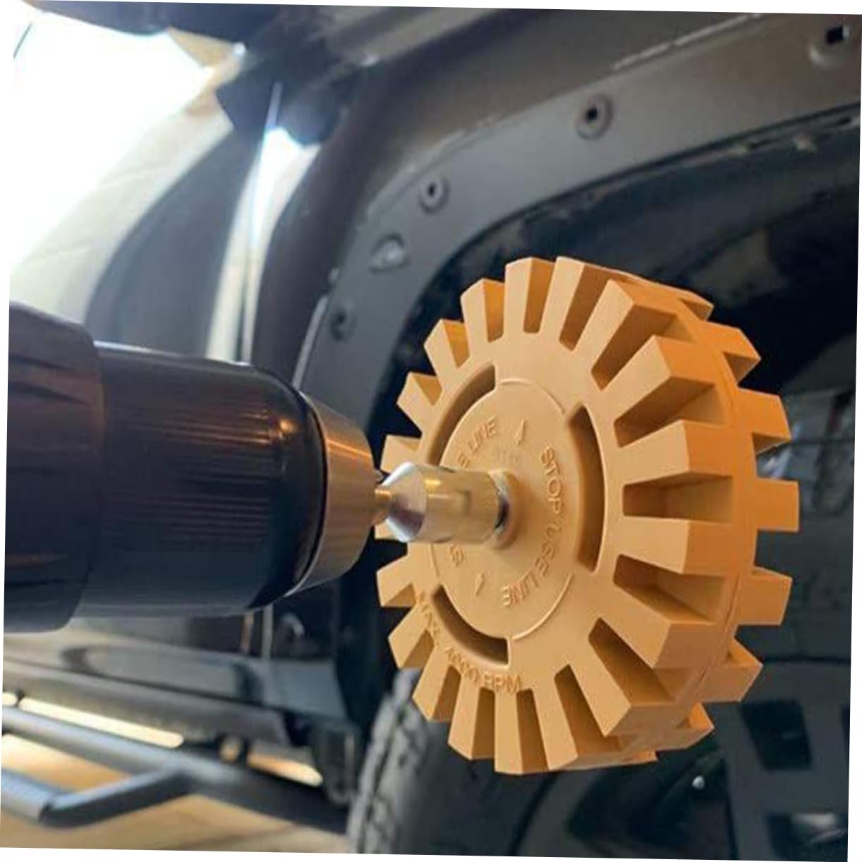 PRETYZOOM 3 Sätze Gummirad Entfernen Vinyl-entferner Räder Autoaufkleber-entferner Automobil Details Entfernung Von Aufklebern Werkzeug Eraserrad Der Aufkleberentfernung Metall 2 Stück * 3