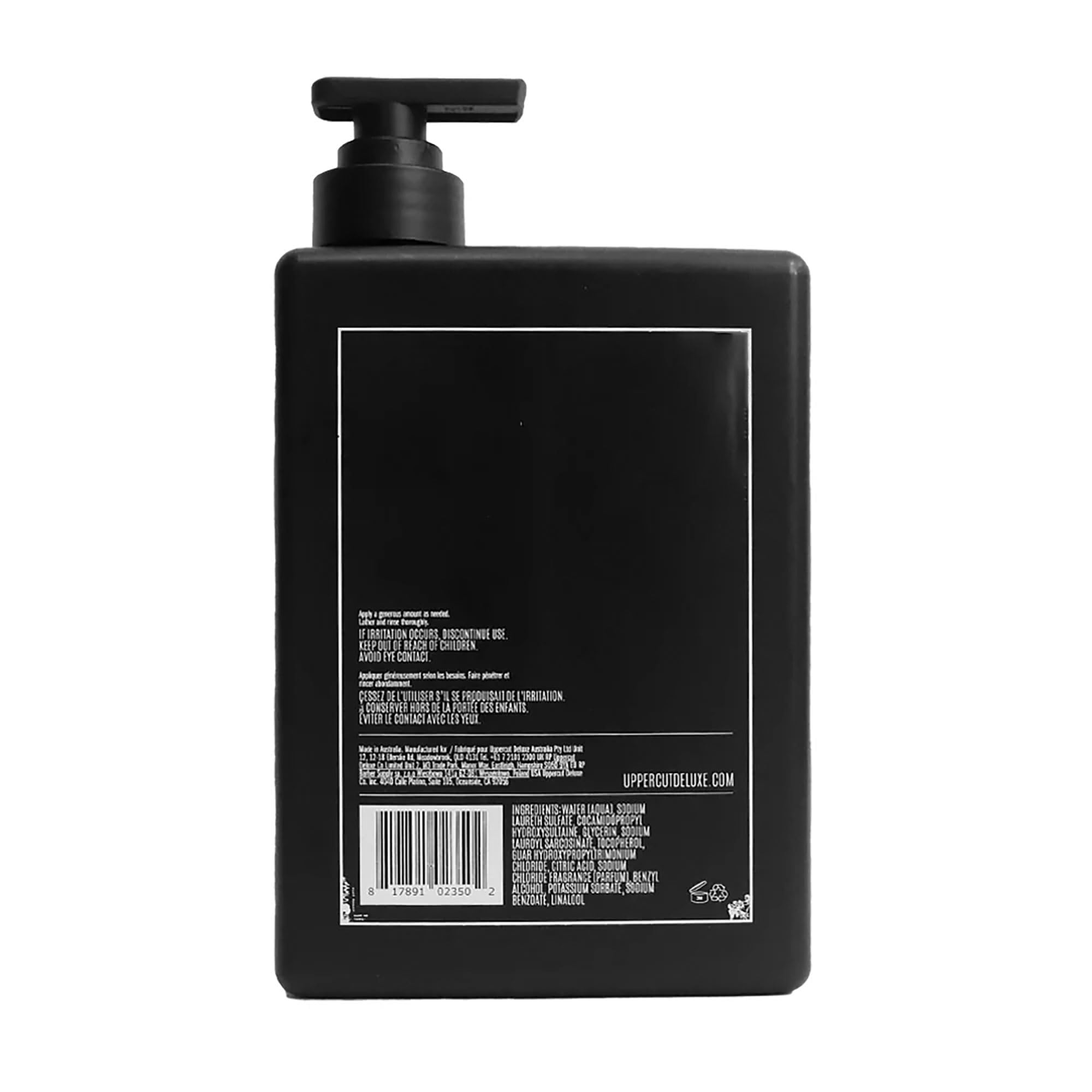 Uppercut Deluxe Gel de lavado 3 en 1 1 litro