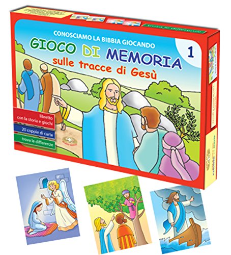  Gioco di memoria sulle tracce di Gesù. Con 40 carte. Ediz. a caratteri grandi (Vol. 1)