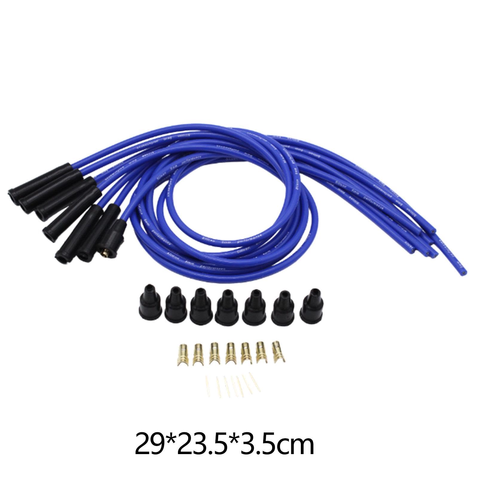 Juego de Cables de Bujía de 8 Mm de Alta Tensión para Accesorios de 6 Cilindros