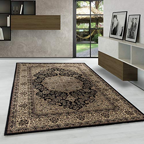 Carpetsale24 Orientteppich Kurzflor Orientalischer Teppich, Klassisch Oriental Ornament Medaillon...