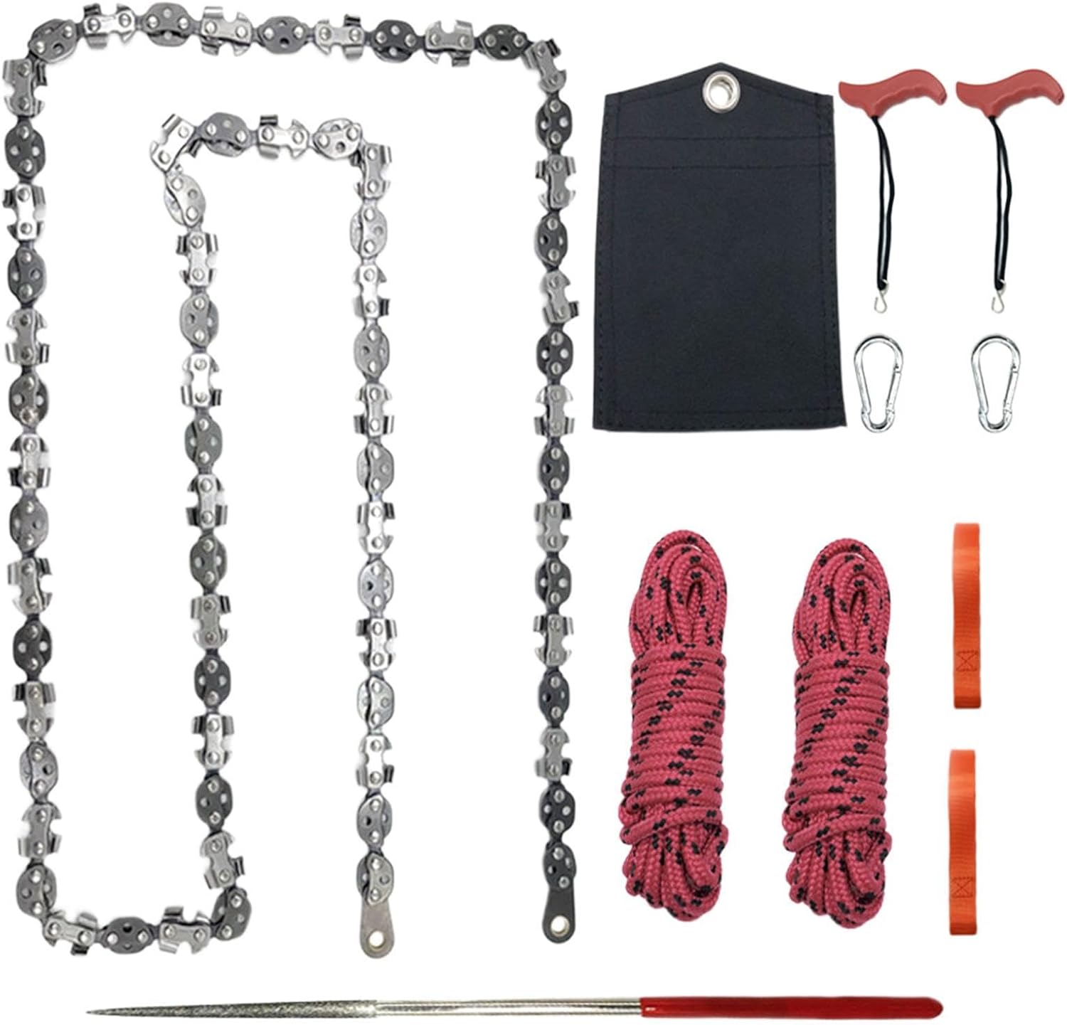 Hand Rope Saw | High Reach Folding Hand Rope Saw for Tree Limb Cutting | Manganese Steel Survival Tool for Backpacking, Gardening, and Camping | Portable, Lightweight, and Outdoor Cutting Tool