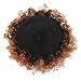 LEOSA High Puff Afro Ponytail Drawstring Short Afro Kinky Curly Pony Tail Clip in on Synthetic Curly Hair Bun Made of Kanekalon Fiber Puff Ponytail Wrap Updo Hair Extensions with Clips (T1B/30)