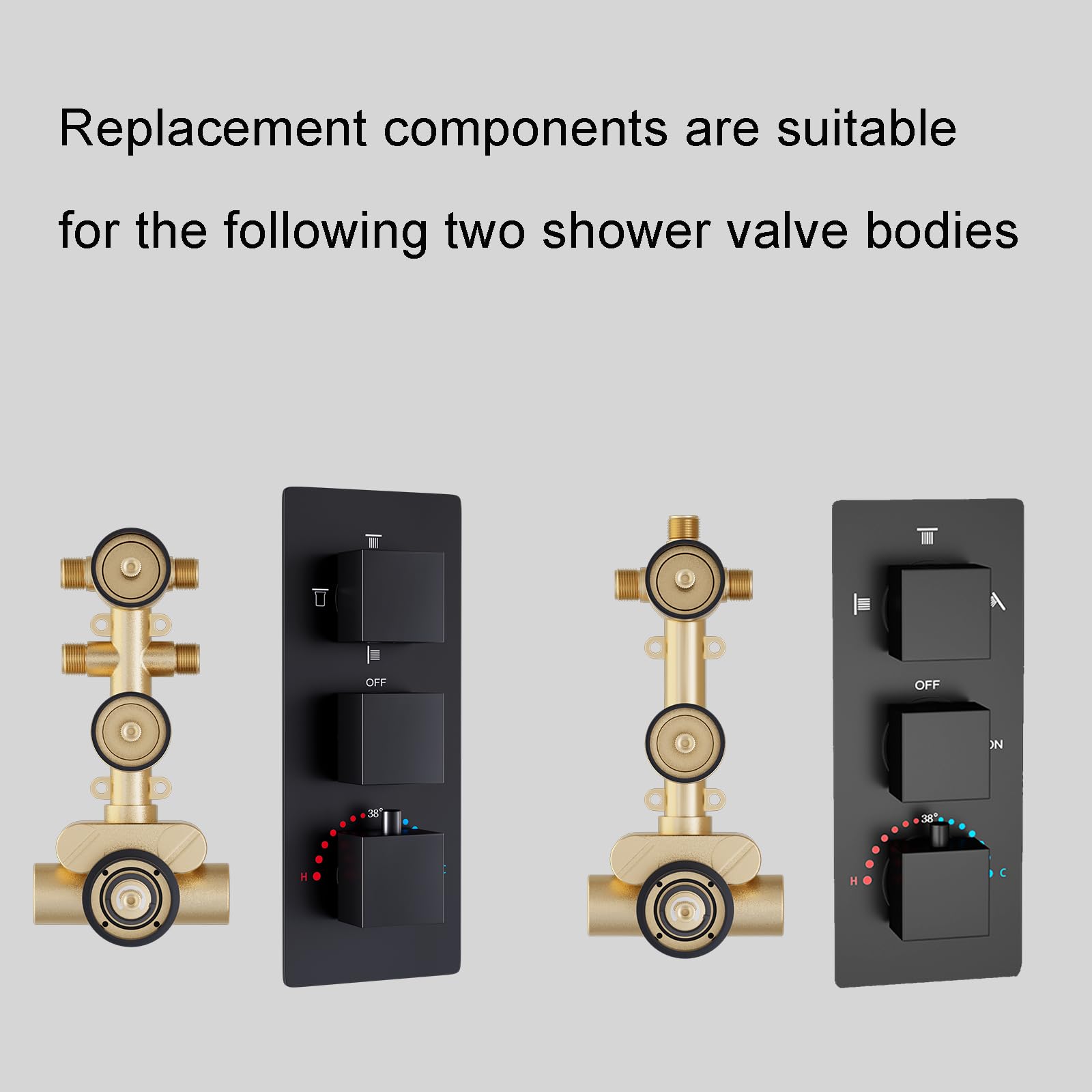 Thermostatic Cartridge Replacement Part KATAIS Brass Shower