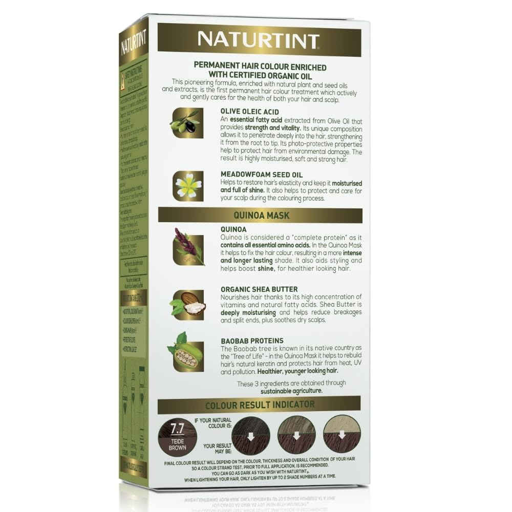 Naturtint Hair Color Permanent, I-7.77 Teide Brown, 5.28 Ounce