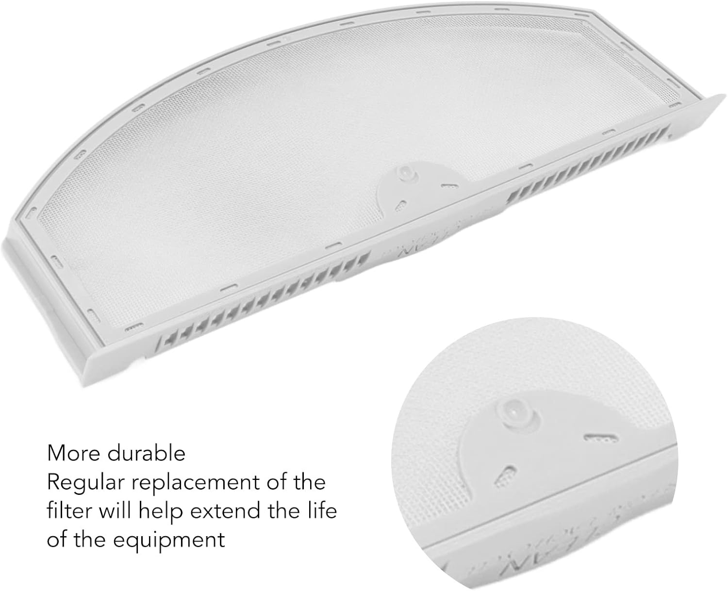 WE03X23881 Dryer Lint Filter Screen Replacement,Clothes Dryer Lint Vent Trap Cleaner Brush Part,Dryer Filter Replacement for WE03x23881 AP6031713 PS11763056 EAP11763056 4476390