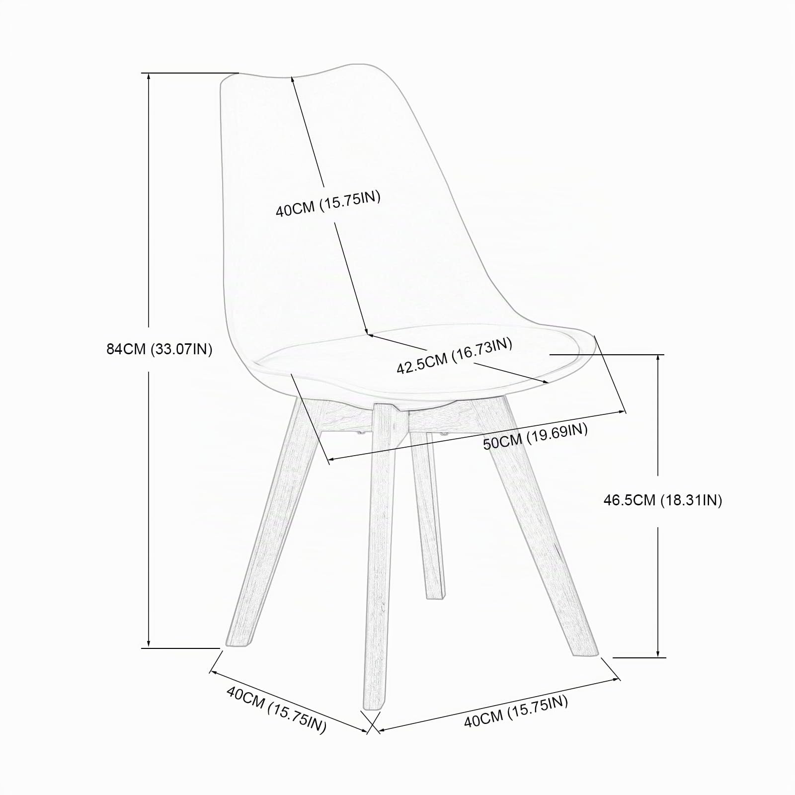 Ensemble de Salle à Manger LafeuR avec Table et 6 Chaises pour 6 Personnes (Blanc Table+4 Blanc & 2 Gris Chaises)