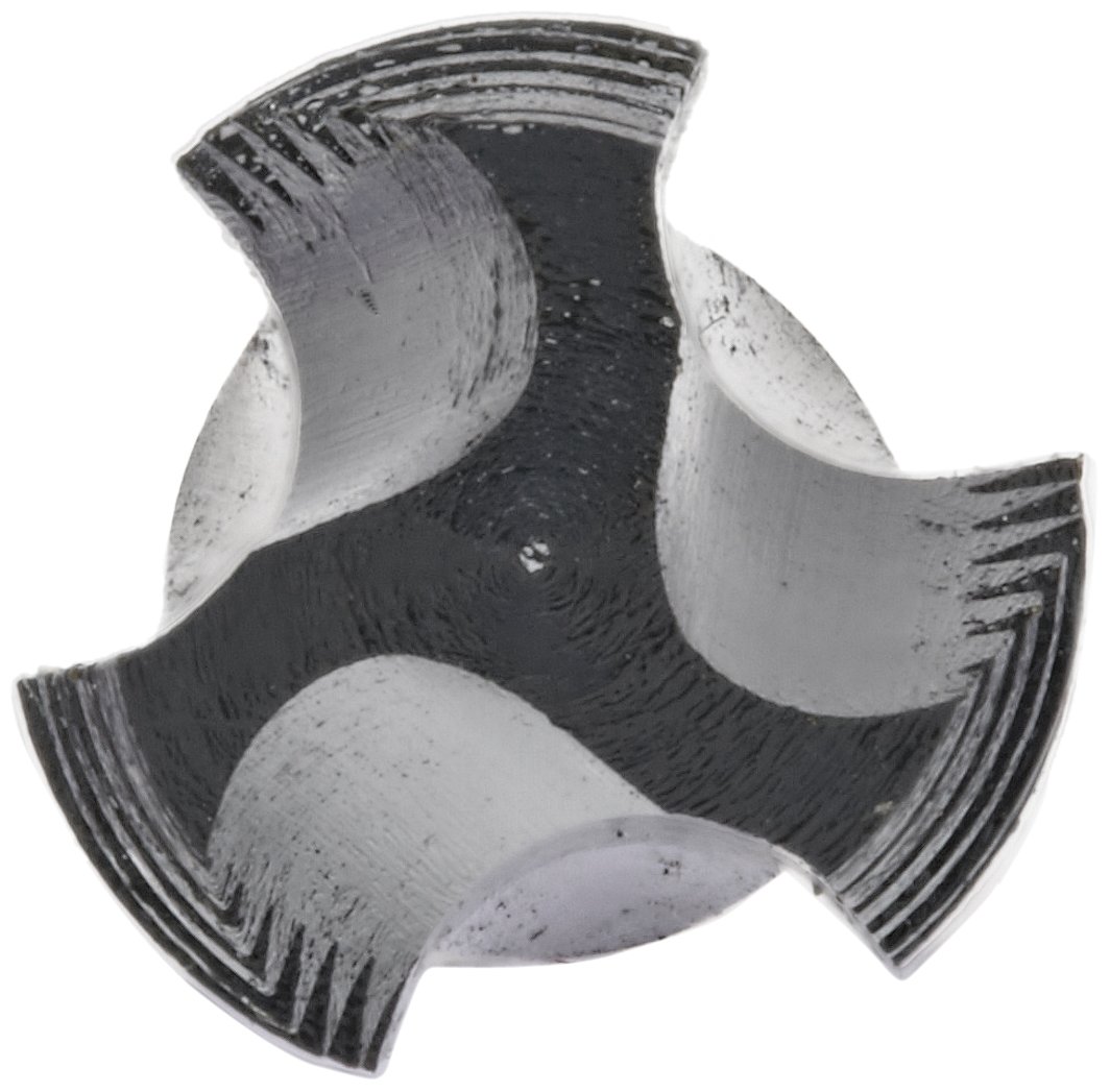 Dormer EP21 Powdered-Metal Steel Machine Spiral Point Threading Tap, Black Oxide Finish, Round with Square End Shank, Plug Chamfer, #5-40 Thread Size, 3.5mm Shank Diameter (Pack of 1)