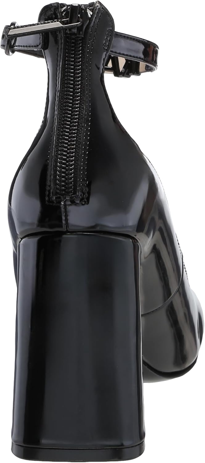 Karl Lagerfeld Paris Womens Pavla Ankle Strap Heel